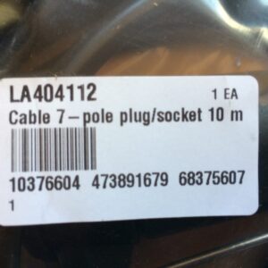 Cable 7-pole plug/socket 10 M