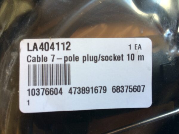 Cable 7-pole plug/socket 10 M